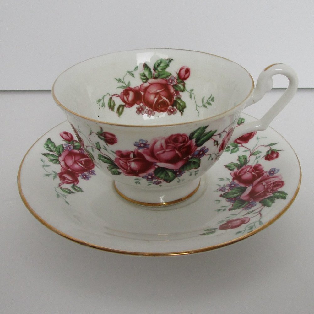 antique cup & saucer set